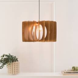 Wooden Ceiling Light, Pendant Lamp, Wood Chandelier, Handmade Kitchen Island, Mid Century Design, Living Room Nordic Style - thumbnail 3