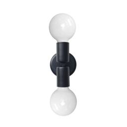 Minimal Vanity Light Double Wall Sconce Modern Lamp Mid Century Edison Lighting - thumbnail 3