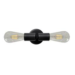 Minimal Vanity Light Double Wall Sconce Modern Lamp Mid Century Edison Lighting - thumbnail 1