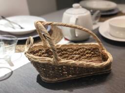 Wine Rack Basket Rattan For Gift Made Of Jute And