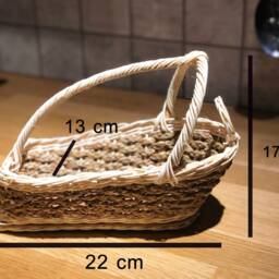 Wine Rack Basket Rattan For Gift Made Of Jute And - thumbnail 4