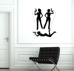 Hairdressers Vinyl Wall Decal Hair Beauty Salon Stylist Window Art Stickers Mural - #2709Di - thumbnail 1