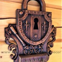 Unique Handcrafted Key Holder & Organizer, Gift For Friend, Home, Holder, Organizer - thumbnail 3