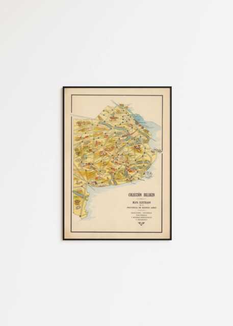 Buenos Aires Map Print 1933 Vintage City Wall Art - image 1