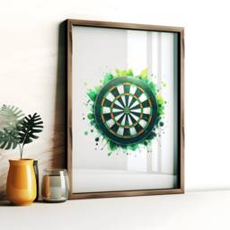 Darts Poster Print Set - 3 Posters - Prints Watercolour Gift Artwork Home Wall Art Picture - thumbnail 3