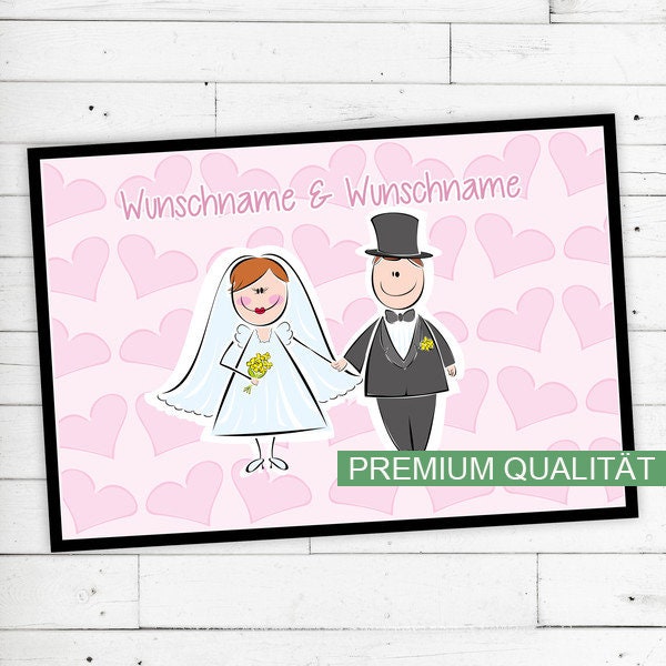"Doormat ""Wedding" - image 1