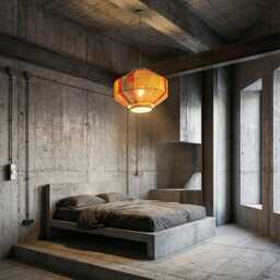Japanese Paper Pendant Home Lamp - Boho Chandelier Handmade Japandi Art-Deco Lighting - thumbnail 2