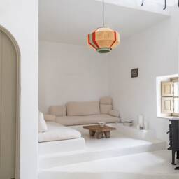 Japanese Paper Pendant Home Lamp - Boho Chandelier Handmade Japandi Art-Deco Lighting - thumbnail 3