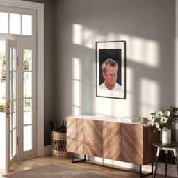 Disappointed Gordon Ramsay Wall Art - Custom Background Colour Funny Chef Meme Print Kitchen Humour Home Decor Poster Tv Cooking Artwork - thumbnail 2