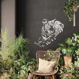 Wall Stencils Large Size Airbrush Stencil Template Tiger Animal For Diy Decor - thumbnail 1