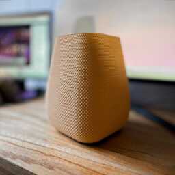 Tiago Table Lamp, Modern Ripple Mesh Solid Contemporary 3D Printed Lighting - thumbnail 4