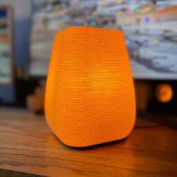 Tiago Table Lamp, Modern Ripple Mesh Solid Contemporary 3D Printed Lighting - thumbnail 1