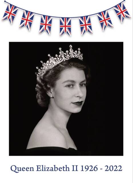 Queen Elizabeth Ii Memorial Print A4, Her Majesty, Our Queen, Celebration Of Life, Royal Family, in Loving Memory, Print, Keepsake - image 1