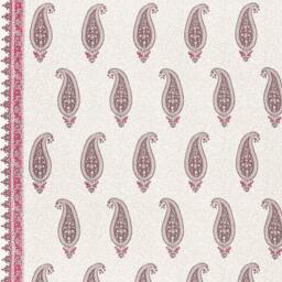 L'indienne By Alessandra Branca in Fucshia/Grey Or Rouge/Noir Pillow Covers - thumbnail 2