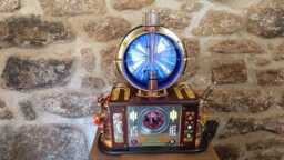 The Halfords Plasma Lamp. Steampunk, Sci Fi, Lighting, Industrial Made To Order