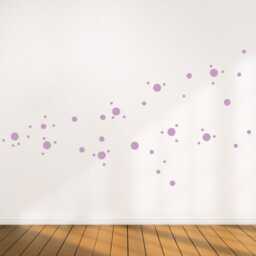 Soap Bubble Girl Wall Decal Diy - Dots Decals, Soap Bubbles, Banksy Stencil Sticker, Graffiti, Urban Interior, Berlin Design - thumbnail 3