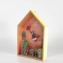 3D Handcrafted Shadow Box Wall Art Decor - thumbnail 3