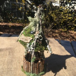Handmade Miniature Wishing Well, Fairy Garden Decoration, Personalized Gift - thumbnail 2
