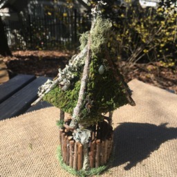 Handmade Miniature Wishing Well, Fairy Garden Decoration, Personalized Gift - thumbnail 3