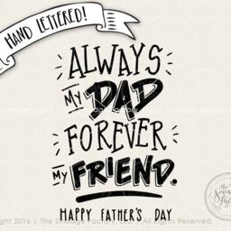 Always My Dad Printable, Father's Day Diy Wall Art - Digital Download - thumbnail 2