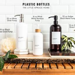 Minimalist Plastic Refillable Shampoo & Conditioner Bottle, Soap Dispenser - thumbnail 2