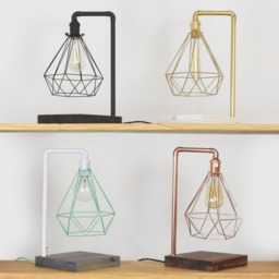 Cage Only Add On - Lamp Guard Bulb Industrial Pendant Light Shade Diamond Geometric Pendant