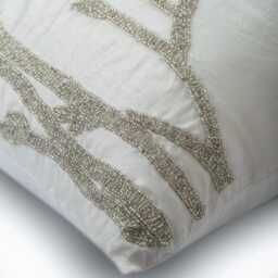 "Decorative White Euro Size Pillow Cover 24""x24""/26""x26" - thumbnail 2