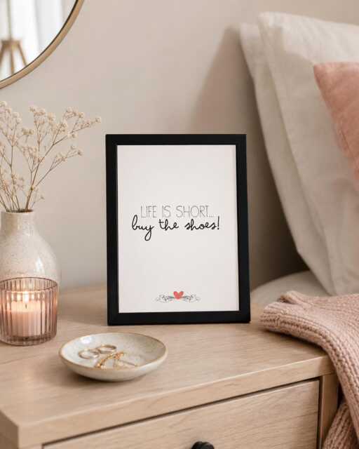 Picture Frame With Text - Approx. 21.5 X 16.5 cm - image 1