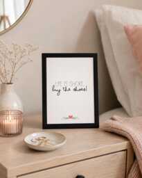 Picture Frame With Text - Approx. 21.5 X 16.5 cm - thumbnail 1