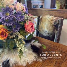 Faux Fur Rabbit Pelt, Soft Shaggy Rug, Craft Supply - 12x18 In - thumbnail 1