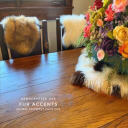 Faux Fur Rabbit Pelt, Soft Shaggy Rug, Craft Supply - 12x18 In - thumbnail 4
