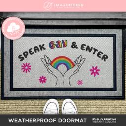 Pride Month Doormat - Gay Lgbtqi Decor, Gift For Month, Front Doormat, Welcome Mat, All Are Here - thumbnail 2