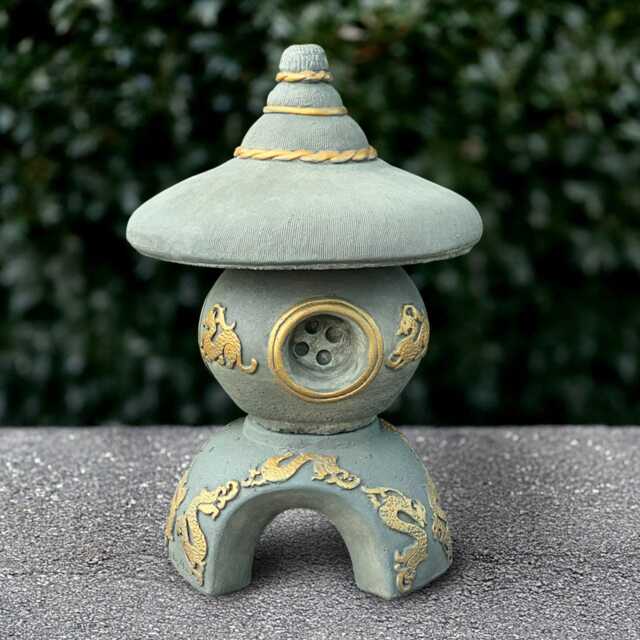 Unique Pagoda Statue Concrete Lantern Figurine Outdoor Sculpture Handmade Decoration Pagoda Lover Gift Asian Decor - image 1