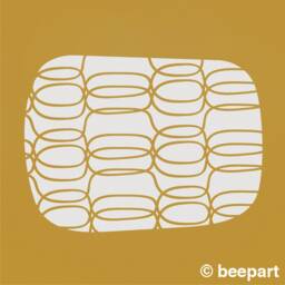Mid Century Abstract Vinyl Wall Decal Geometric Pattern Wall Sticker - thumbnail 2