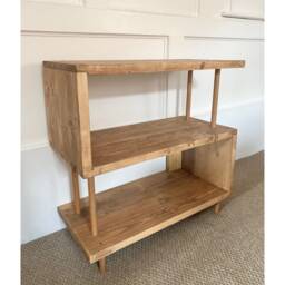 Wooden Bookcase Unit, Reclaimed Boards, Customisable Finish - thumbnail 3