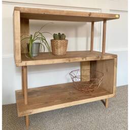 Wooden Bookcase Unit, Reclaimed Boards, Customisable Finish - thumbnail 2