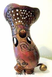 Gourd Geli Print Vase - thumbnail 3