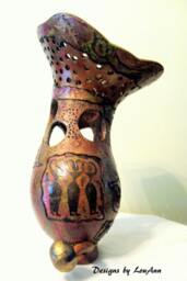 Gourd Geli Print Vase - thumbnail 1