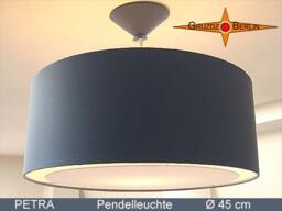 Gray Pendant Lamp Petra Lamp With Light Edge Diffuser - thumbnail 2