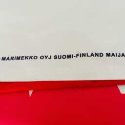Marimekko Lampshade - Unikko Red Flower Cotton Handmade Uk/Us/Eu Fittings Free Delivery - thumbnail 4