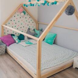 Children's Bed/House 140 X 200 cm + 4 Panels - Large - thumbnail 2
