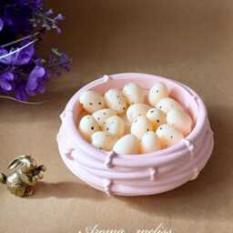Handmade Soy Wax Candle Stonecast Vessel, Eco-Friendly Decor - thumbnail 2