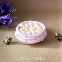 Handmade Soy Wax Candle Stonecast Vessel, Eco-Friendly Decor - thumbnail 3
