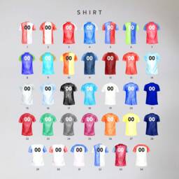 Custom Family Football Shirt Print Personalised Wall Art - thumbnail 3