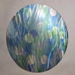 Bubbles. Modern Abstract Circular Metal Wall Art. Indoor/Outdoor - thumbnail 2
