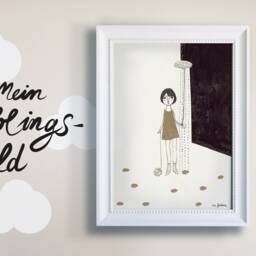 Poster, Print, Painting, Art Rain Girl - thumbnail 2
