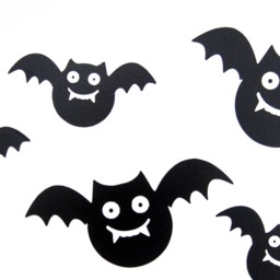 Funny Bat/Vampire Halloween Vinyl Wall Art Decals/stickers - Various Colours - thumbnail 2
