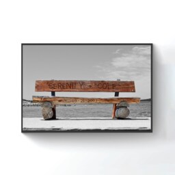Personalized Wedding Gift, Mr & Mrs Bench Art Print - Digital File Only - thumbnail 3