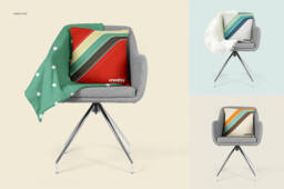 Throw Pillow Mockup Set 12 Psd Files For Photoshop - thumbnail 1