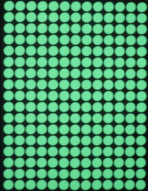 Glow in The Dark Polka Dot Stickers - A5 Sheet Peel & Stick Decal For Wall Art, Planner, Diary, Phone, Car, Teacher, Journal - image 1